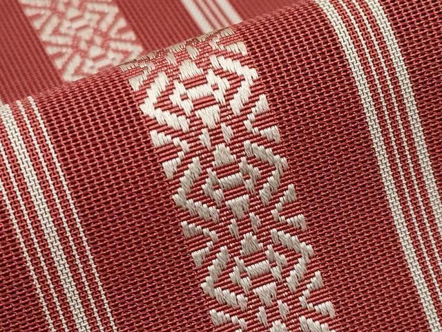 平和屋着物＊夏物　本場筑前博多織　八寸名古屋帯　紗献上　正絹　逸品　未使用　CABG3486tx