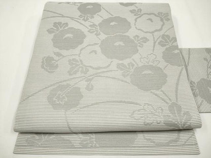 平和屋着物＊夏物　九寸名古屋帯　万寿菊　潤色　正絹　逸品　CABG3487tx