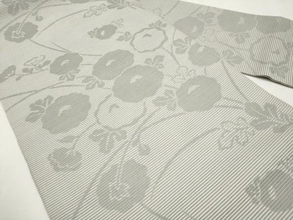 平和屋着物＊夏物　九寸名古屋帯　万寿菊　潤色　正絹　逸品　CABG3487tx