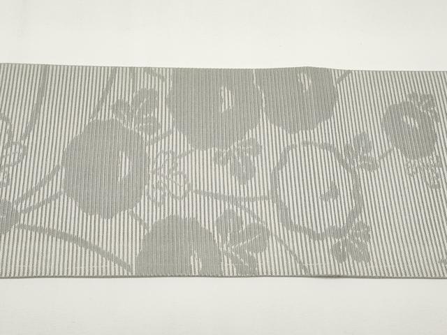 平和屋着物＊夏物　九寸名古屋帯　万寿菊　潤色　正絹　逸品　CABG3487tx