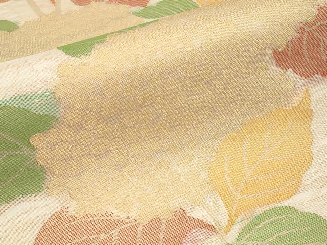 平和屋着物＊夏物 六通柄 本袋帯 紫陽花 金糸 正絹 逸品 CABG3516tx