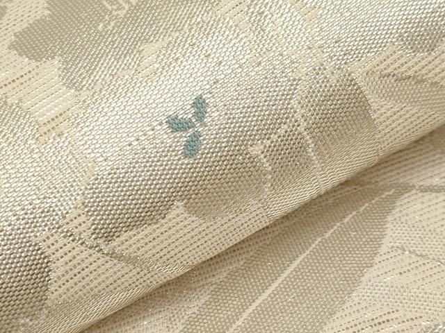 平和屋着物＊夏物 六通柄袋帯 桔梗 銀糸 正絹 逸品 未使用 CABG3521tx
