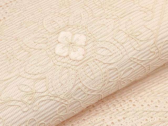 平和屋着物＊夏物　中国三大刺繍　スワトウ刺繍　総刺繍　太鼓柄袋帯　正倉院花文　虹色　正絹　逸品　CABG3524tx
