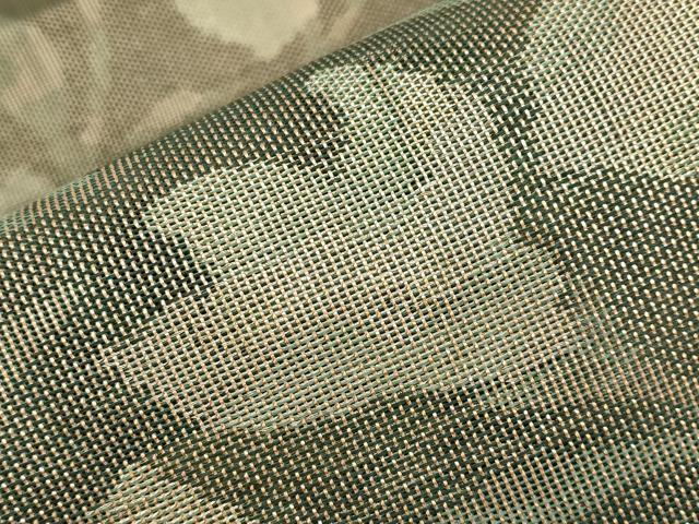 平和屋着物＊夏物　八寸名古屋帯　枝花文　金糸　正絹　逸品　CABG3544tx