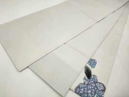 平和屋着物＊夏物 太鼓柄袋帯 紫陽花 正絹 逸品 CABG3574tx