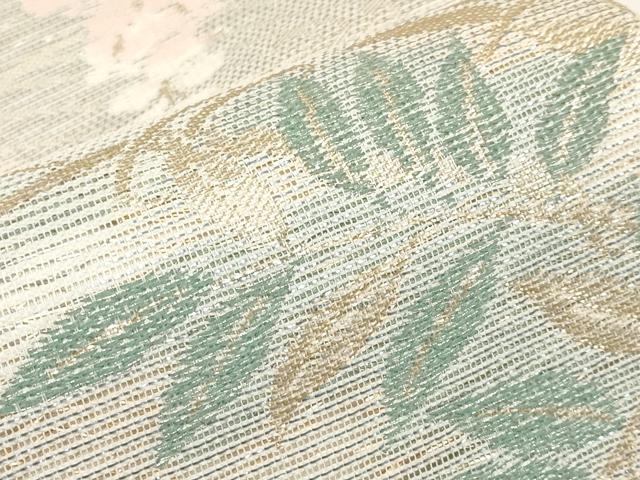 平和屋着物＊夏物 六通柄袋帯 藤花房 金銀糸 正絹 逸品 CABG3590tx