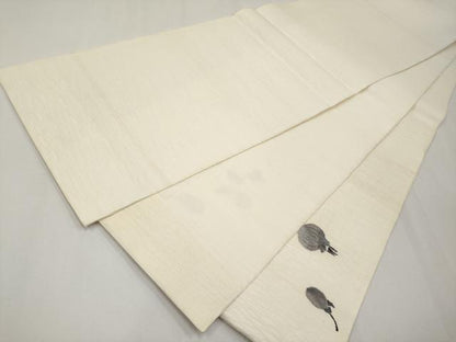 平和屋着物＊夏物 太鼓柄袋帯 すくい織 成り物 正絹 逸品 CABG3596tx