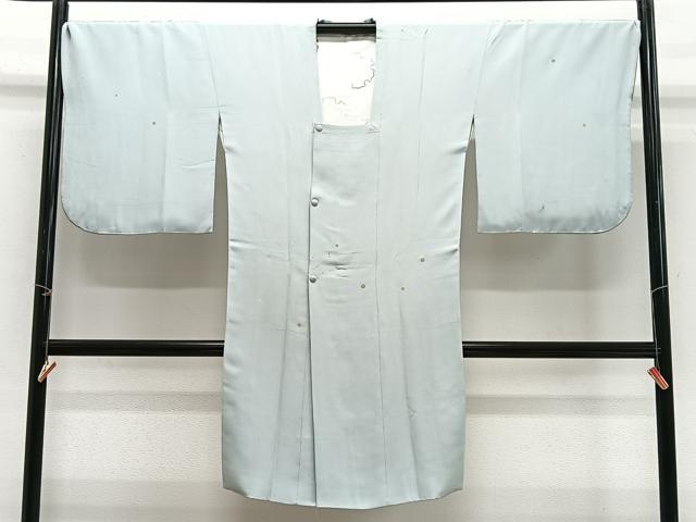 平和屋着物＃道行コート　丸文　金彩　ロング丈　正絹　逸品　CABG3619ua