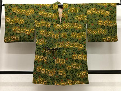 平和屋着物＃道中着　番傘　正絹　逸品　CABG3622ua