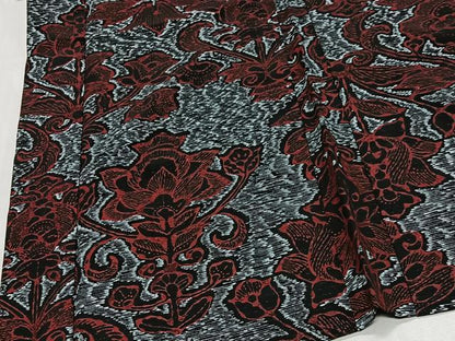 平和屋着物＃羽織　花唐草文　正絹　逸品　CABG3634ua