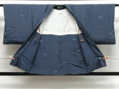 平和屋着物＃羽織　絞り　椿　正絹　逸品　CABG3637ua
