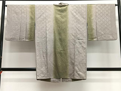 平和屋着物＃道中着　舞蝶地紋　暈し染め　正絹　逸品　CABG3639ua