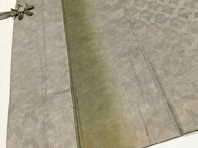 平和屋着物＃道中着　舞蝶地紋　暈し染め　正絹　逸品　CABG3639ua