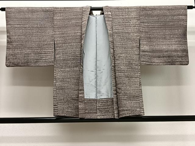 平和屋着物＃羽織　霞文　正絹　逸品　CABG3646ua