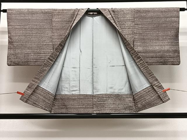 平和屋着物＃羽織　霞文　正絹　逸品　CABG3646ua