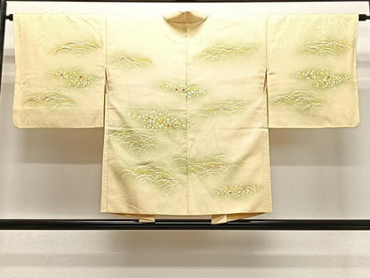 平和屋着物＃羽織　箔散らし　正絹　逸品　CABG3651ua