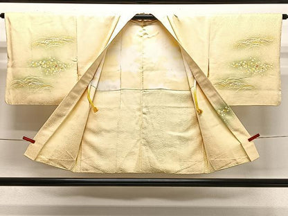 平和屋着物＃羽織　箔散らし　正絹　逸品　CABG3651ua