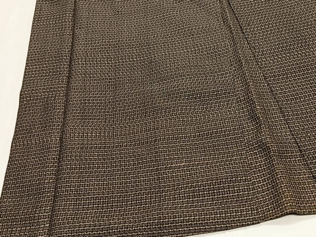 平和屋着物＃男性　羽織　本場大島紬　亀甲文様　正絹　逸品　CABG3672ua