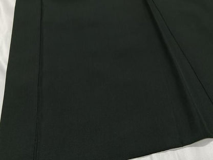 平和屋着物∞男性　長羽織　黒紋付　羽裏：鷹　正絹　逸品　CABG3677ua