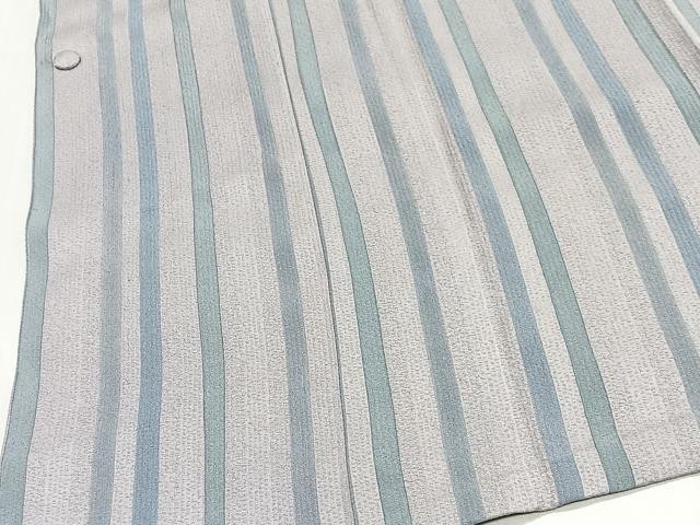 平和屋着物∞道行コート　縞　そごう百貨店扱い　正絹　逸品　CABG3679ua