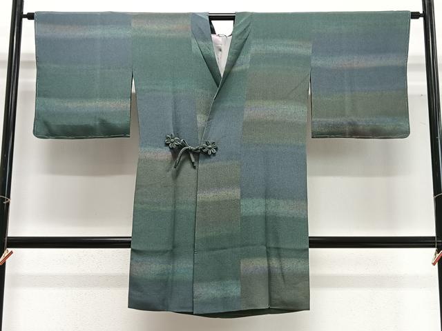 平和屋着物∞染色家 岩浅公展　道中着　霞文　暈し染め　ロング丈　正絹　逸品　未使用　CABG3680ua