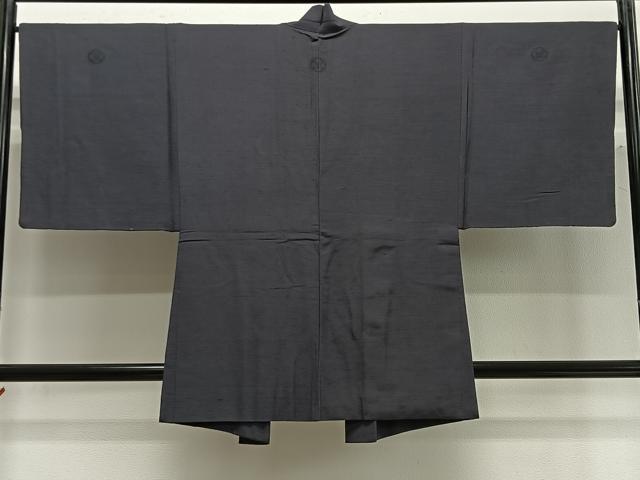 平和屋着物∞男性　羽織　紬地　檳榔子染色　正絹　逸品　CABG3684ua