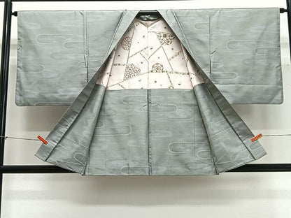 平和屋着物∞羽織　本場大島紬　エ霞文　正絹　逸品　CABG3696ua