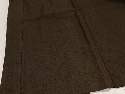 平和屋着物∞男性　羽織　紬地　憲法茶色　正絹　逸品　CABG3697ua