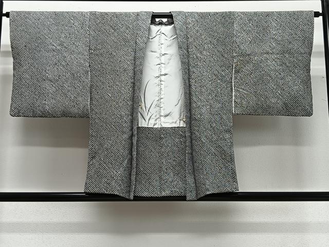 平和屋着物∞羽織　総絞り　黒地　正絹　逸品　未使用　CABG3703ua