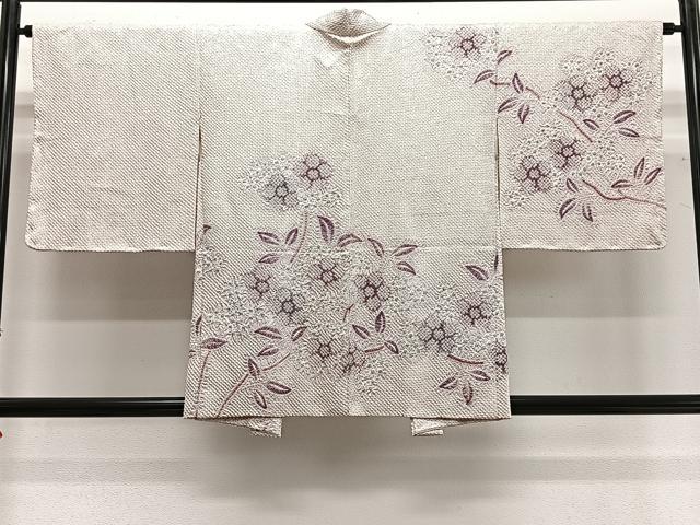 平和屋着物∞羽織　総絞り　草花文　正絹　逸品　未使用　CABG3704ua
