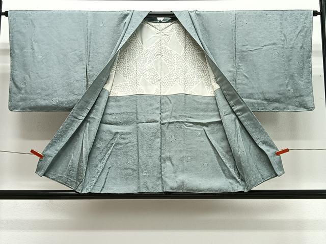 平和屋着物＃羽織　地紋起こし　枝花文　正絹　逸品　未使用　CABG3720ua