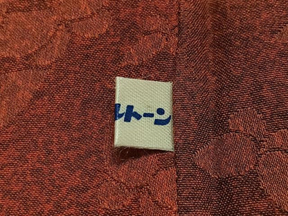 平和屋着物＃道行コート　舞蝶地紋　暈し染め　ロング丈　正絹　逸品　未使用　CABG3721ua