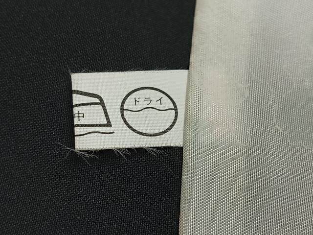 平和屋着物＃羽織　風景文　黒地　金銀彩　洗える着物　CABG3738ua