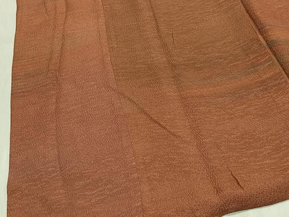 平和屋着物＃道行コート　リバーシブル　霞文　暈し染め　ロング丈　正絹　逸品　CABG3751ua