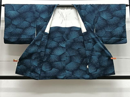 平和屋着物＃道行コート　草木文　正絹　逸品　CABG3764ua
