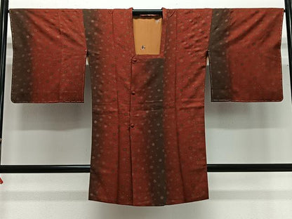 平和屋着物＃道行コート　舞花文　暈し染め　金彩　ロング丈　正絹　逸品　未使用　CABG3767ua