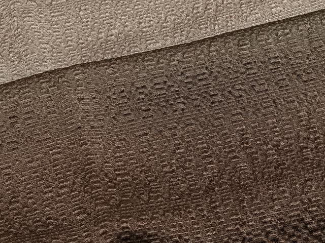 平和屋着物∞道行コート　リバーシブル　霞文　暈し染め　ロング丈　ますいわ屋扱い　正絹　逸品　CABG3804ua
