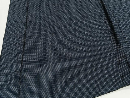 平和屋着物＃男性　羽織　本場大島紬　80亀甲　総詰め　正絹　逸品　CABG3814ua