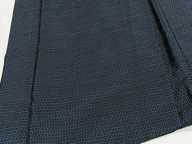 平和屋着物＃男性　羽織　本場大島紬　80亀甲　総詰め　正絹　逸品　CABG3814ua