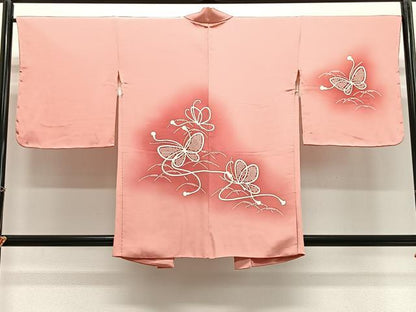 平和屋着物＃羽織　舞蝶文　暈し染め正絹　逸品　未使用　CABG3829ua