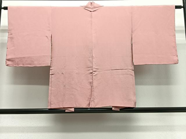 平和屋着物＃羽織　珊瑚色　正絹　逸品　CABG3830ua
