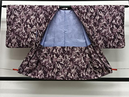 平和屋着物＃羽織　草花文　正絹　逸品　未使用　CABG3837ua