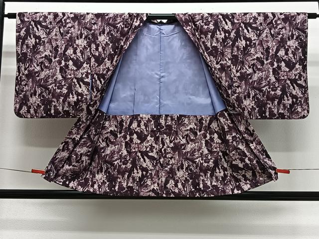 平和屋着物＃羽織　草花文　正絹　逸品　未使用　CABG3837ua