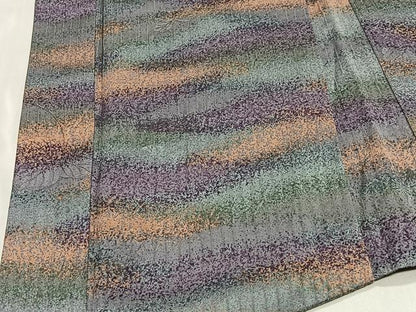平和屋着物＃羽織　霞文　暈し染め　正絹　逸品　CABG3848ua