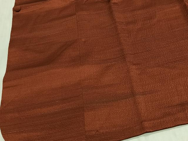 平和屋着物＃道行コート　横段文　正絹　逸品　未使用　CABG3856ua