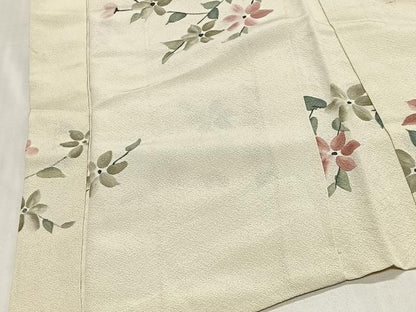 平和屋着物＃羽織　枝桜　暈し染め　正絹　逸品　CABG3864ua