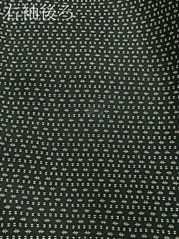 平和屋着物＃男性　長羽織　本場染大島紬　抽象文様　正絹　逸品　CABG3878ua