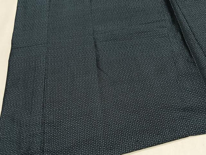 平和屋着物＃男性　長羽織　本場大島紬　亀甲文　正絹　逸品　CABG3880ua