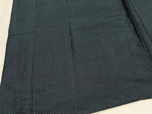 平和屋着物＃男性　長羽織　本場大島紬　亀甲文　正絹　逸品　CABG3880ua