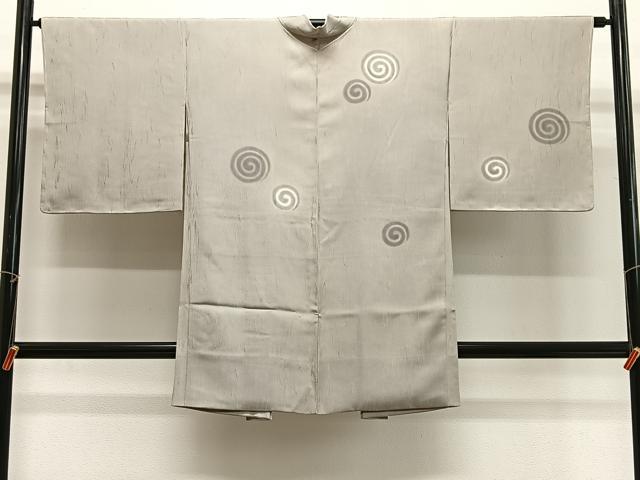 平和屋着物∞長羽織　渦巻き　暈し染め　正絹　逸品　未使用　CABG3890ua